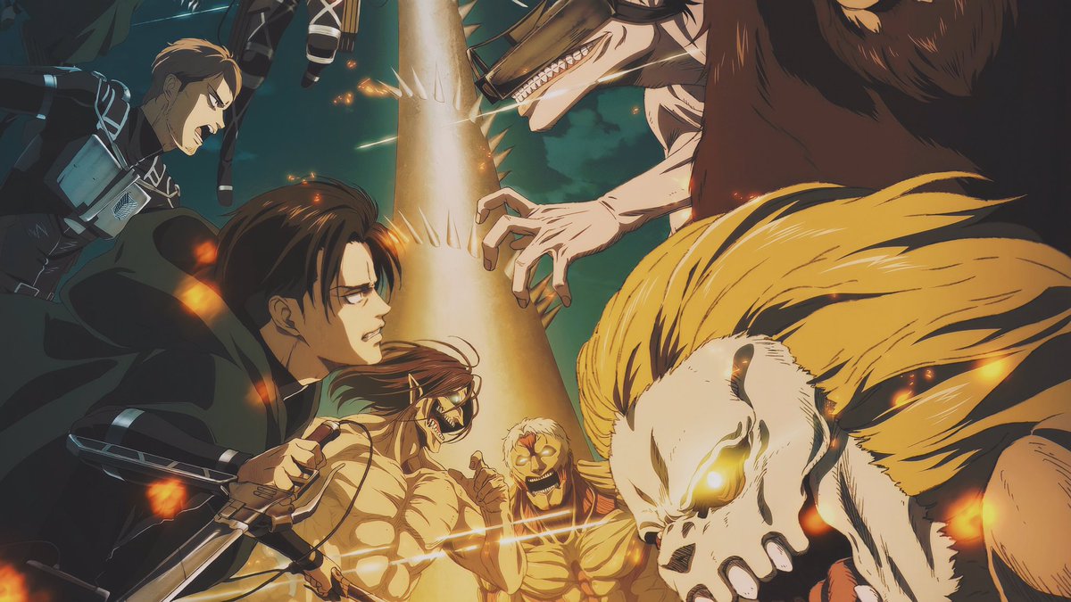 Hells1995's tweet photo. It’s pretty crazy how the Attack on Titan Anime is almost coming to an end https://t.co/GawZKTT3Wc