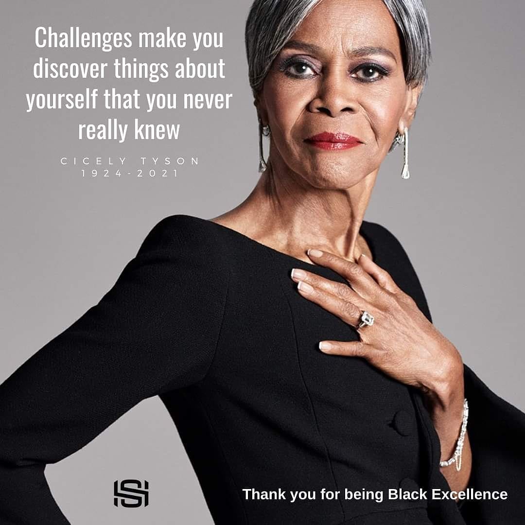 EndlessVP's tweet photo. Cicely Tyson stood for excellence and never took roles that demeaned black people. Thank you for setting the stage and setting the example.  S.I.P ~Cicely Tyson 1924-2021 #RIPCicelyTyson #blackexcellence #blackhistory #blackqueen #theatre #film #legacy https://t.co/EzHULMjLTe