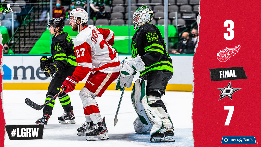 DetroitRedWings's tweet photo. Final. https://t.co/iIYbZFDhw5