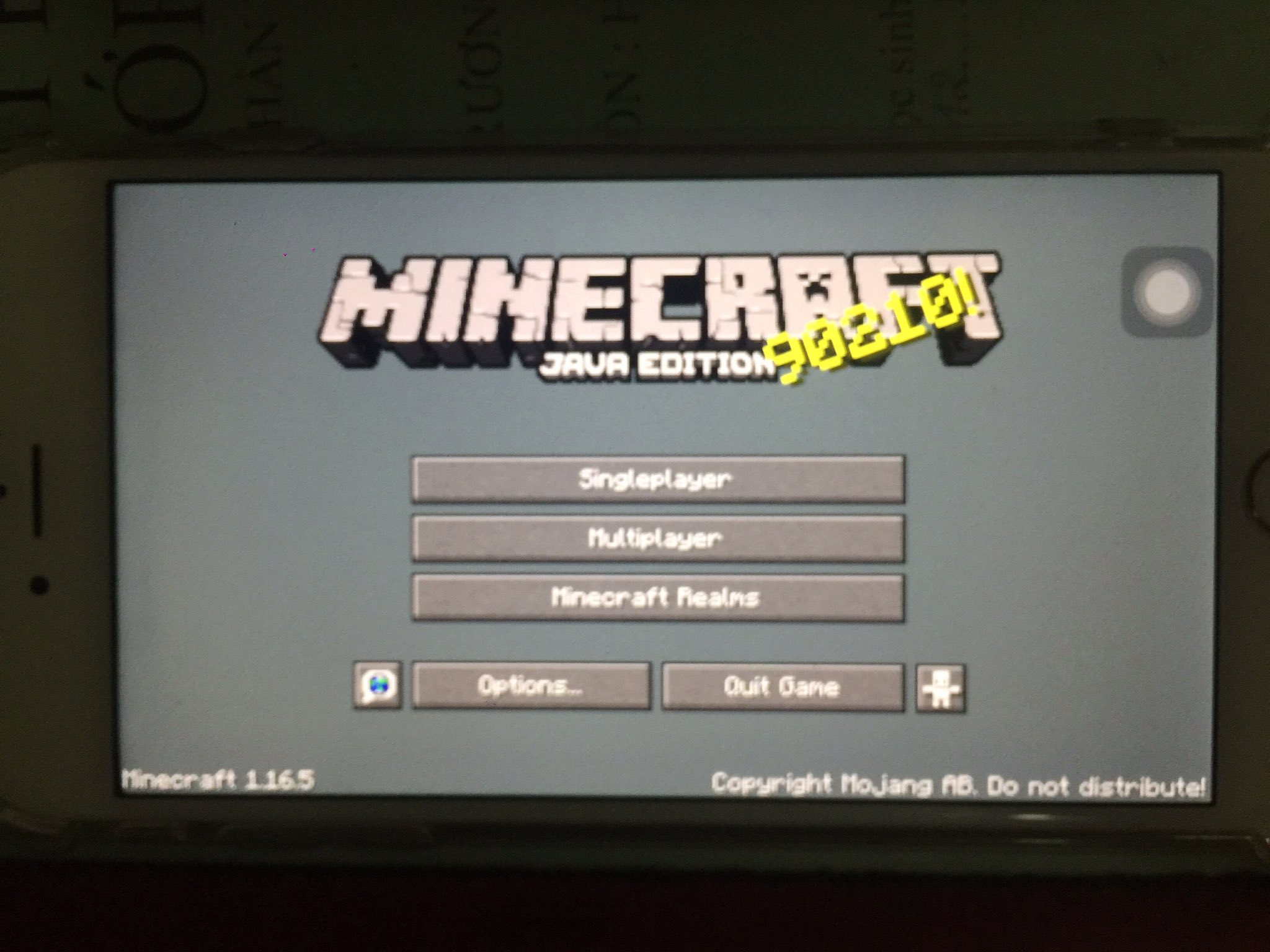 Duy Tran Khanh on X: Finally got Minecraft: Java Edition to run on iOS  (hardware accelerated!).  / X