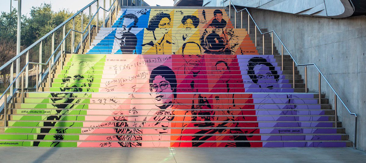 keratxarts's tweet photo. The @PerotMuseum Museum and the @AfroAmerMuseum partnered for a design competition to honor and recognize Black leaders in STEM - and inspire a new generation. https://t.co/KpdG1nOols #artsminute #covid #architecture #STEM https://t.co/bMB2H4fMnc