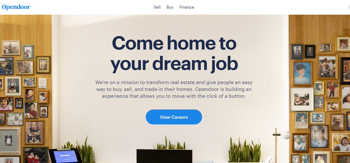 45/ Opendoor: "come home to your dream job"