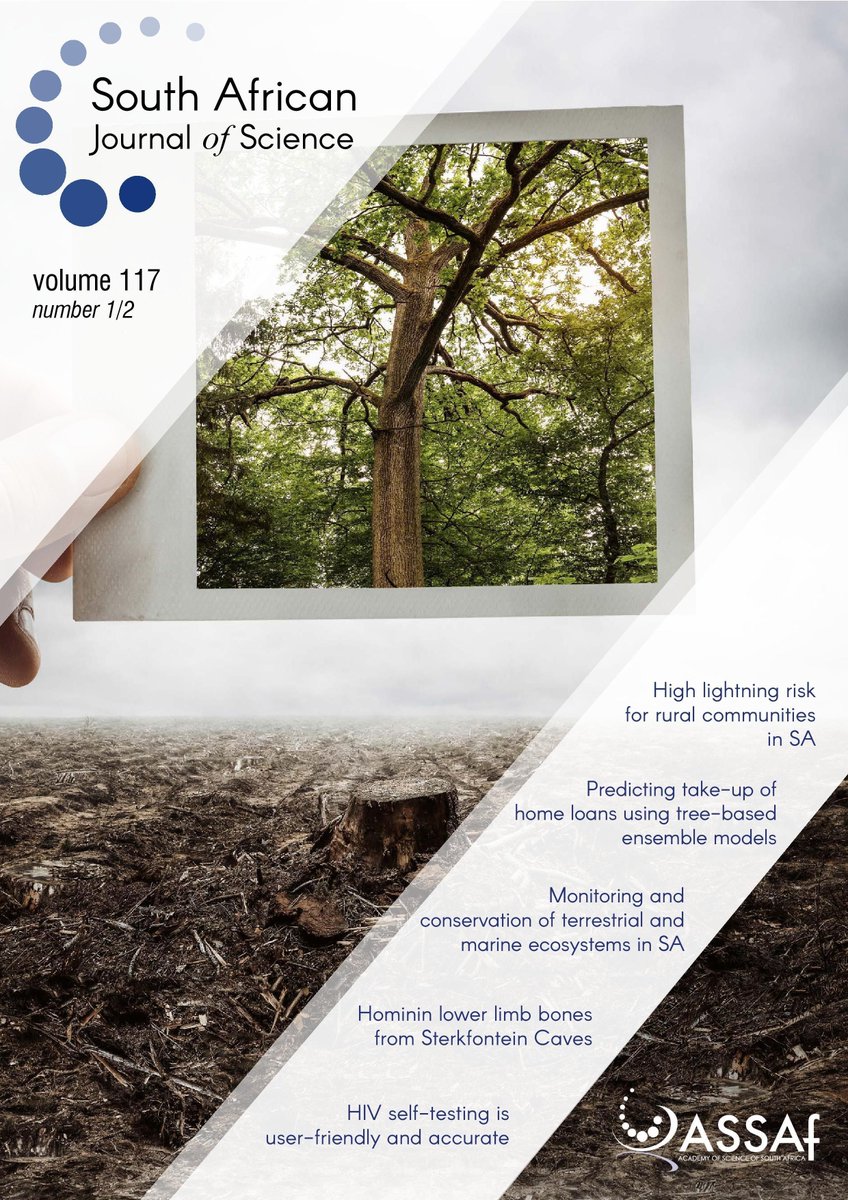 SAJS_Official's tweet photo. The Jan/Feb 2021 issue of SAJS is live! Several articles in this issue report on the need for or efforts towards monitoring and conservation of terrestrial and marine ecosystems in SA. Available online here: https://t.co/Wv24cuehxb #Science #research #SouthAfrica #Africa https://t.co/pAL0yYlhZ5