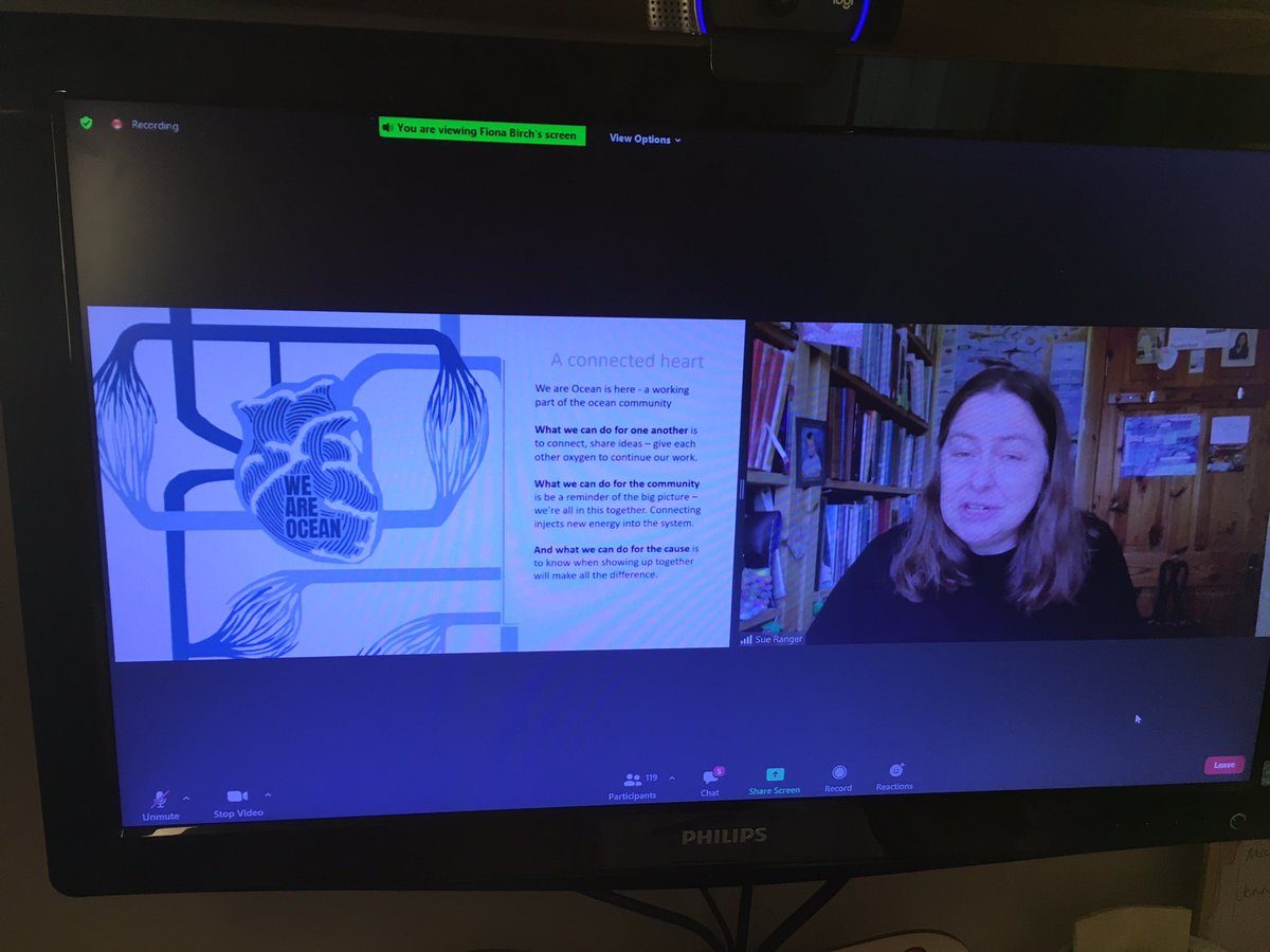 Jenny Griffiths (@jengriffiths11) on Twitter photo And #WeareOcean 2021 has kicked off! The fab <a href="/freestater/">sue ranger (she/her)</a> explaining the collaborative, inclusive ethos of the collective and the blue heart connection 💙💙💙 And #WeareOcean 2021 has kicked off! The fab <a href="/freestater/">sue ranger (she/her)</a> explaining the collaborative, inclusive ethos of the collective and the blue heart connection 💙💙💙