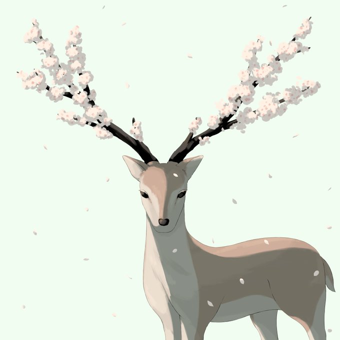 「鹿 全身」のTwitter画像/イラスト(古い順)