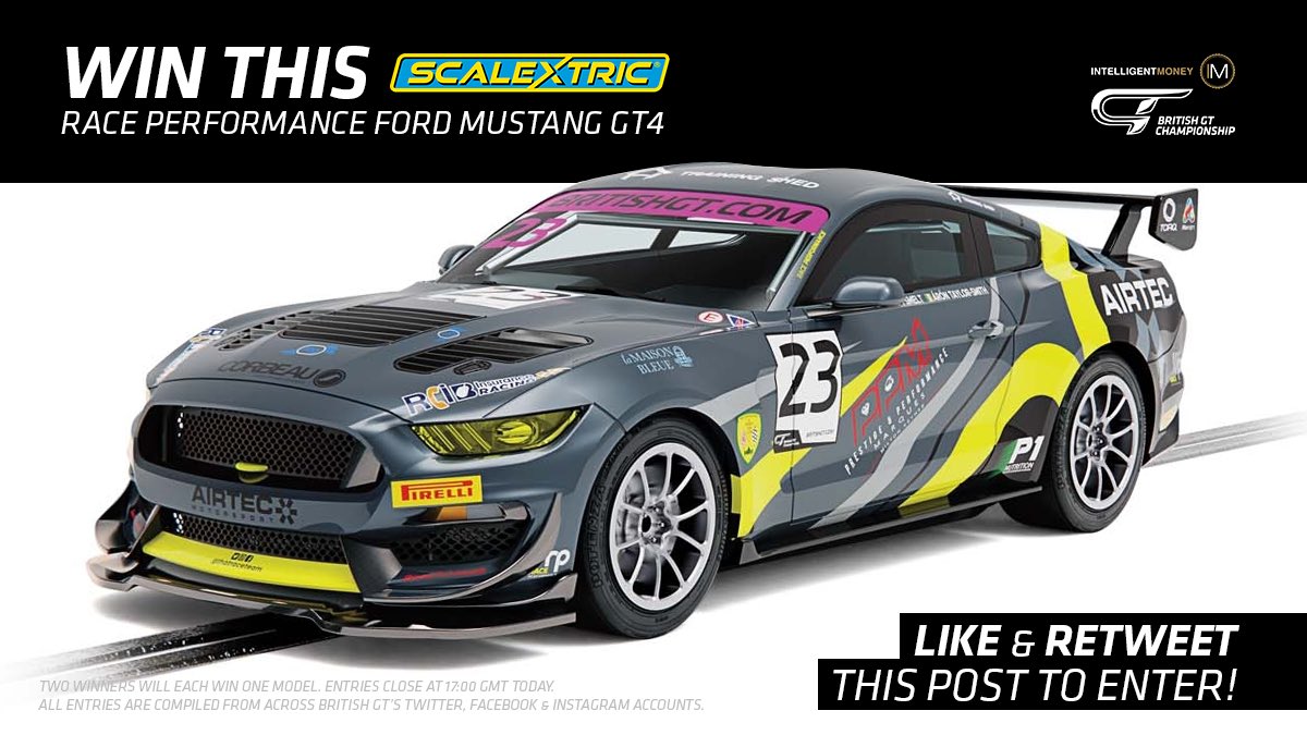 π¬π§ #BritishGT π (@britishgt) on Twitter photo LIKE β€οΈ RETWEET π HOPEπ€
One of these Race Performance Mustangs could be yours, but only if you enter before 5pm. Good luck!
#BritishGT | <a href="/Scalextric/">Scalextric</a>β‘οΈ LIKE β€οΈ RETWEET π HOPEπ€
One of these Race Performance Mustangs could be yours, but only if you enter before 5pm. Good luck!
#BritishGT | <a href="/Scalextric/">Scalextric</a>β‘οΈ