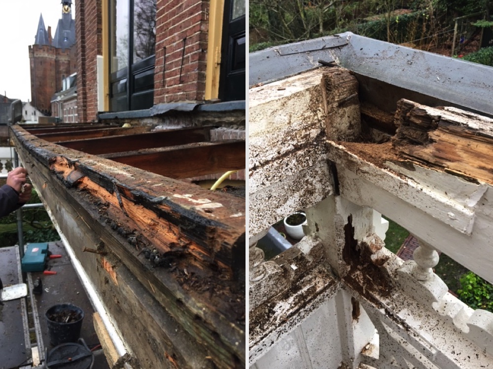 vakres's tweet photo. Vakmanschap en kwaliteit bij de restauratie van deze prachtige veranda door Vakgroeplid Hanzebouw.  'Wat houtrot' bleek een fikse aantasting. Hoe het is opgelost? Lees het in de nieuwsbrief van de Vereniging Timmerwerk Restauratie:  https://t.co/AzDxSKwfy5 #restauratieladder https://t.co/Chcwx7hU5S