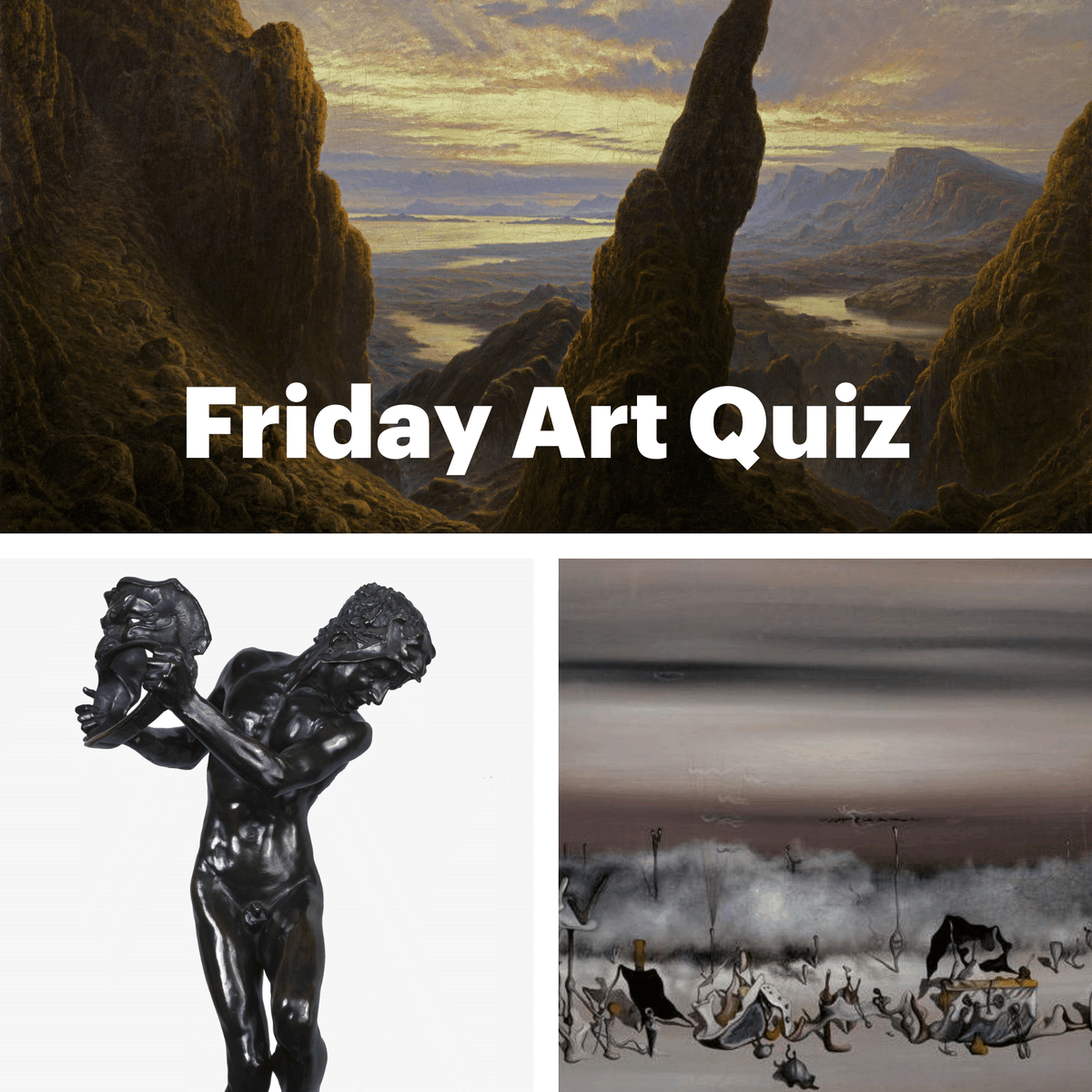 NatGalleriesSco's tweet photo. As well as some beautiful scenes of Skye for you to enjoy in the #FridayArtQuiz there's a bit of Surrealism and Bob Dylan too! https://t.co/EcegJYdrTX https://t.co/8ZrkrefSZd