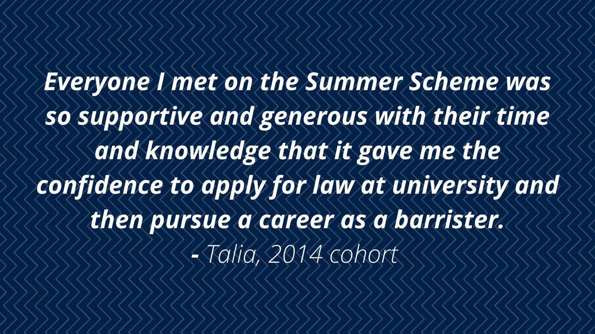 LEDLETAimHIgh's tweet photo. Inspiring words from our LEDLET Alumi, Talia, who participated in the first ever summer scheme back in 2014! #LEDLET #summerscheme #education #inspiration #law #success https://t.co/GfRUacRo96