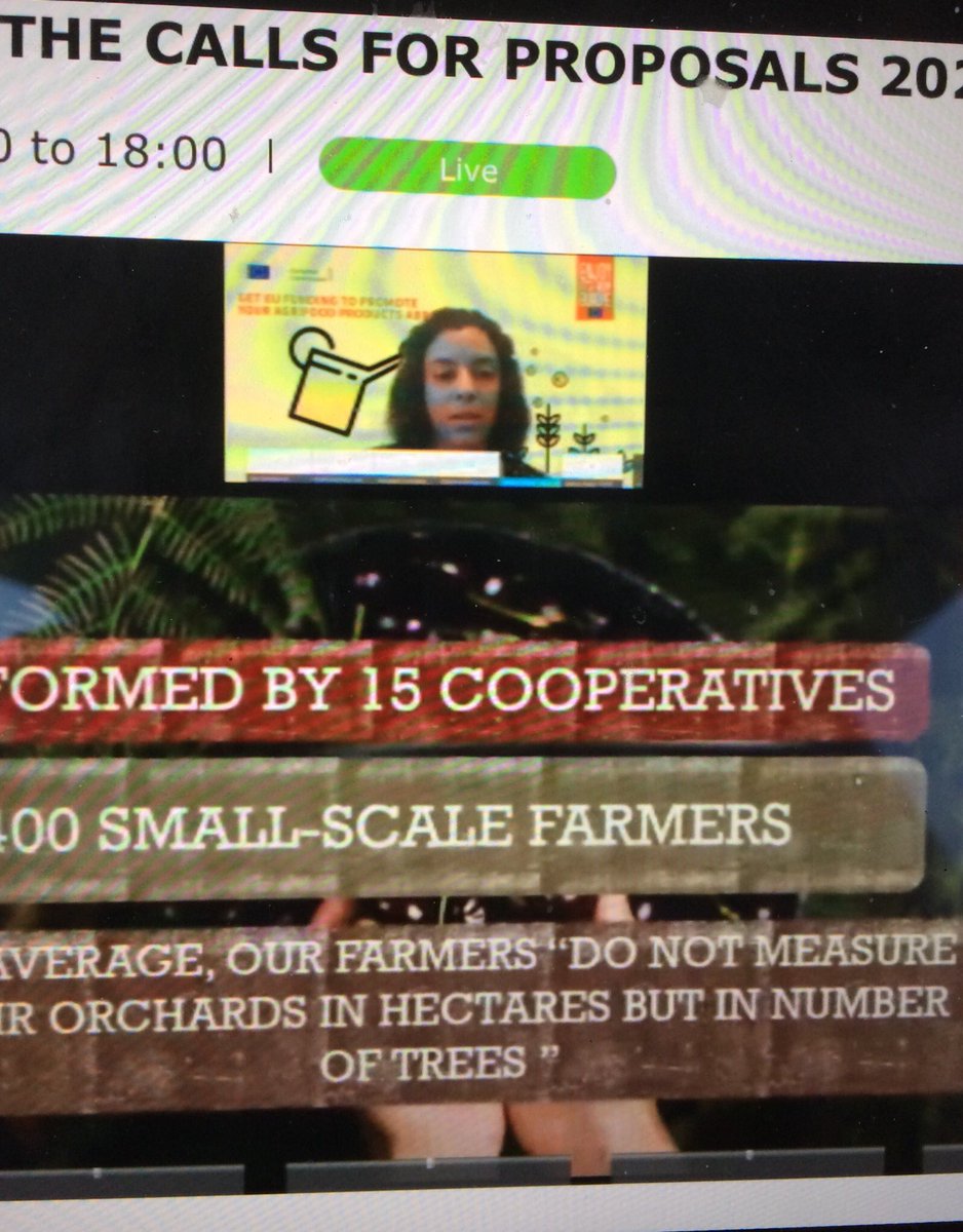 jncorb's tweet photo. 2o día Infoday Call Proposals 2021 Promoción agro. El programa promoción @ACVJSocial con 3400 socios agricultores como ejemplo de cómo los pequeños agricultores asociándose pueden tener acceso a las políticas UE y mejorar el valor añadido de sus productos y ser más resilientes https://t.co/iQYFD0URAz