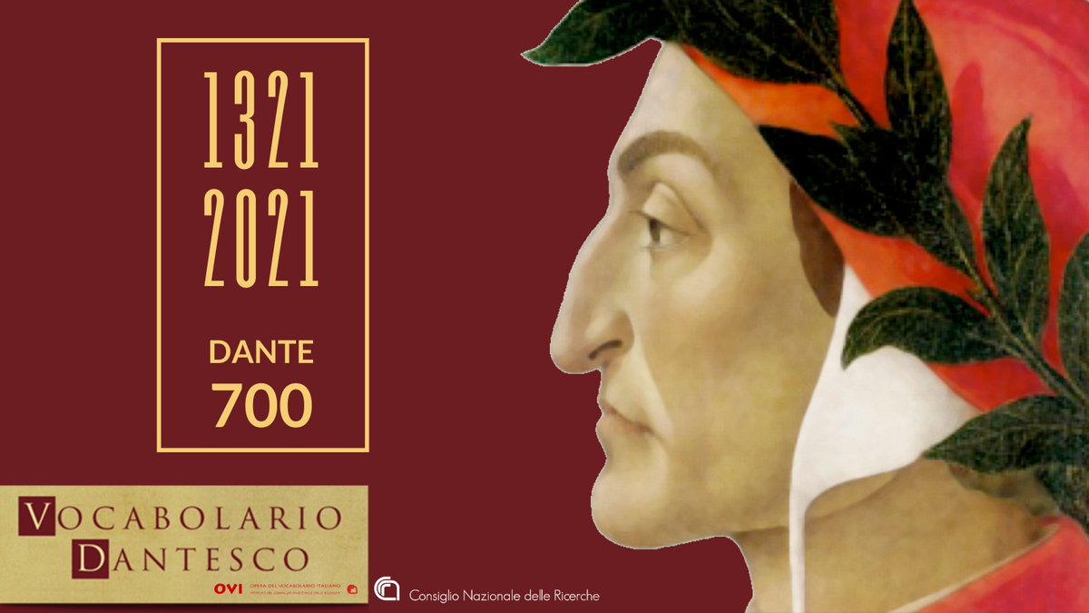 L'anno di #DanteAlighieri, padre dell'unità nazionale
#SpecialeCnr #Dante2021 👇
cnr.it/it/speciale_an…
Uno speciale che raccoglie le iniziative del #Cnr dedicate al #SommoPoeta, tra cui il #VocabolarioDantesco dell'Opera del Vocabolario Italiano #OVI  
 #700Dante #Dante700