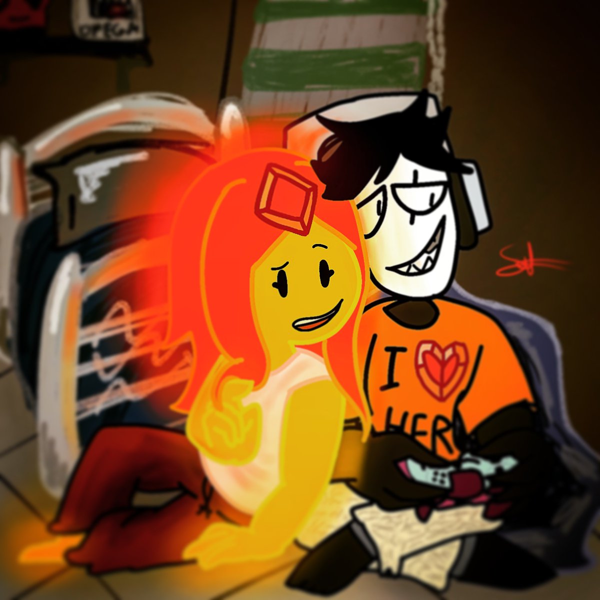 bruhbadfuction's tweet photo. I was bored....

#AT #AdventureTime #Oc
#Waifu xdxd #Flameprincess #princesaFlama #Flamequeen https://t.co/it0W7PdEB6