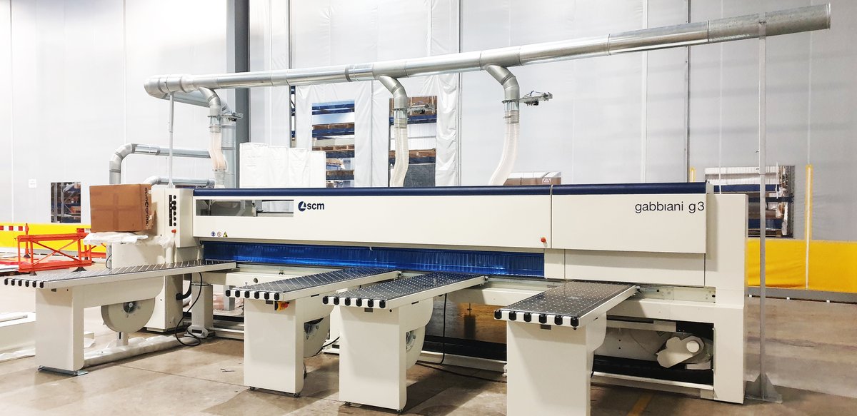 oadbyplastics's tweet photo. Happy Friday!
Installation and commissioning is now complete of our latest Gabbiani beam saw! 🥳
#beamsaw #manufacturing #ukmfg #scmgroup #cnc #machining #production https://t.co/QVpDZKChrc