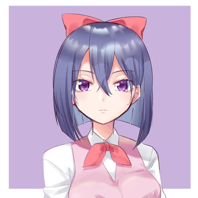 この前の目の塗り方でナイセンキャラ描いてみてよ～と上司に言われたので描いてみたよ✍️
うーん萌えるか萌えないかでいったら萌えないのでは??あと単純に描きづら～～～い! 