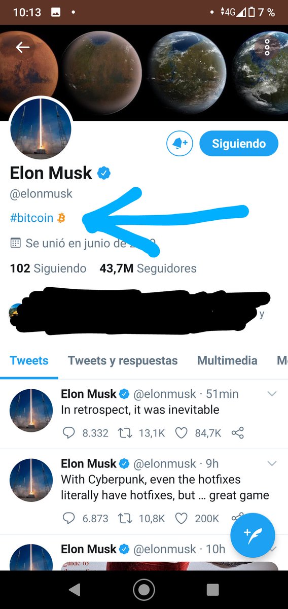 SayosSergi's tweet photo. Elon's influence #Bitcoin https://t.co/lmEi5S9ZmR