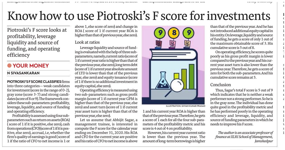 MarketGhost_'s tweet image. How to find your stock ? Look for #FScore
#investment 
#investing