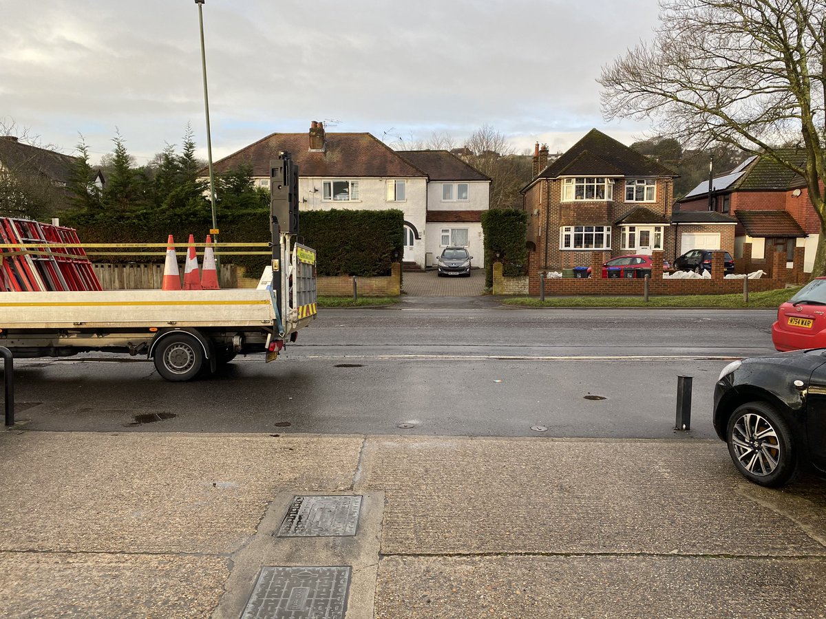 ancamotorgroup's tweet photo. @WSCCNews Can we have the bollards put back up?? Since they were knocked down we constantly have traffic parking dangerously on the cycle/pedestrian path out side our work and blocking our entrance!! A24 Findon Valley outside Worthing Suzuki. 
#worthing @sussex_police https://t.co/Vb3W0DAjTC