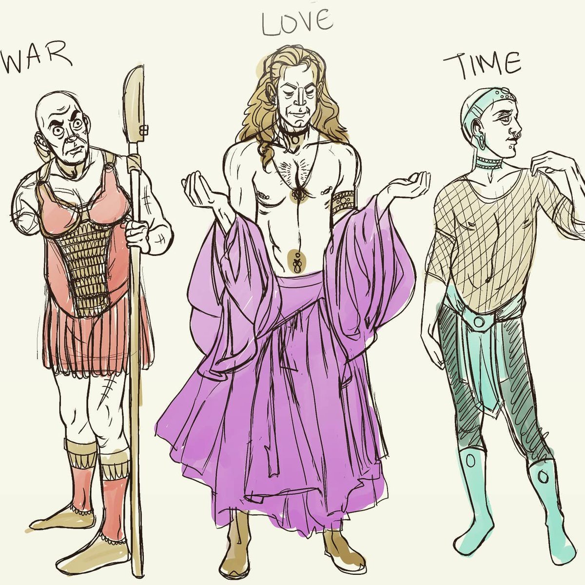 ToshJonquil's tweet photo. rough character designs of men to avoid. #art #originalcharacters #sketch #doodles #imightbestartingacult https://t.co/1Yhlei4vdo