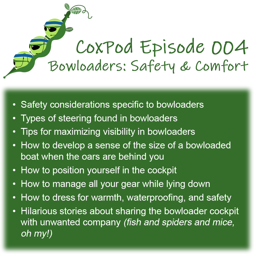 CoxPod_'s tweet photo. Check out what's covered on CoxPod Episode 004 | Bowloaders: Safety & Comfort
Have you listened yet?
#coxing #rowing #coxswain #crew #rowingrelated #cox #rowinglife #coxswains #coxlife #coxswainlife #bowloader https://t.co/DqgvqGffeM