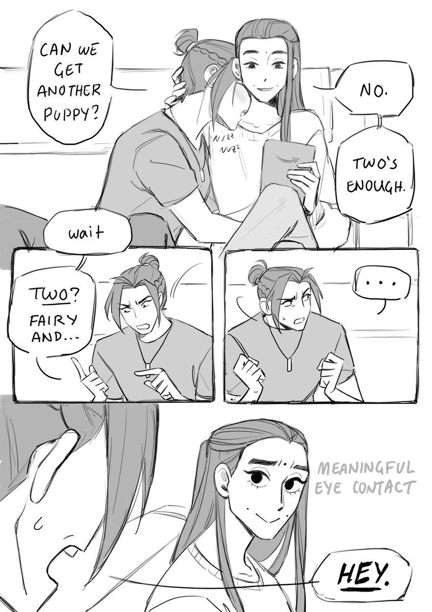 ( chengyao again ) don't tease him 