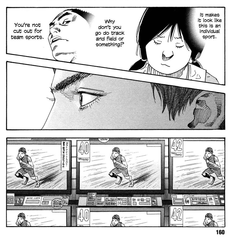 Togawa is troubled with several issues during A-Camp. He is nervous that the Tigers won’t win soon enough for Yama to see, he is questioning why he plays a team sport like basketball, and he no longer enjoys the game of basketball.