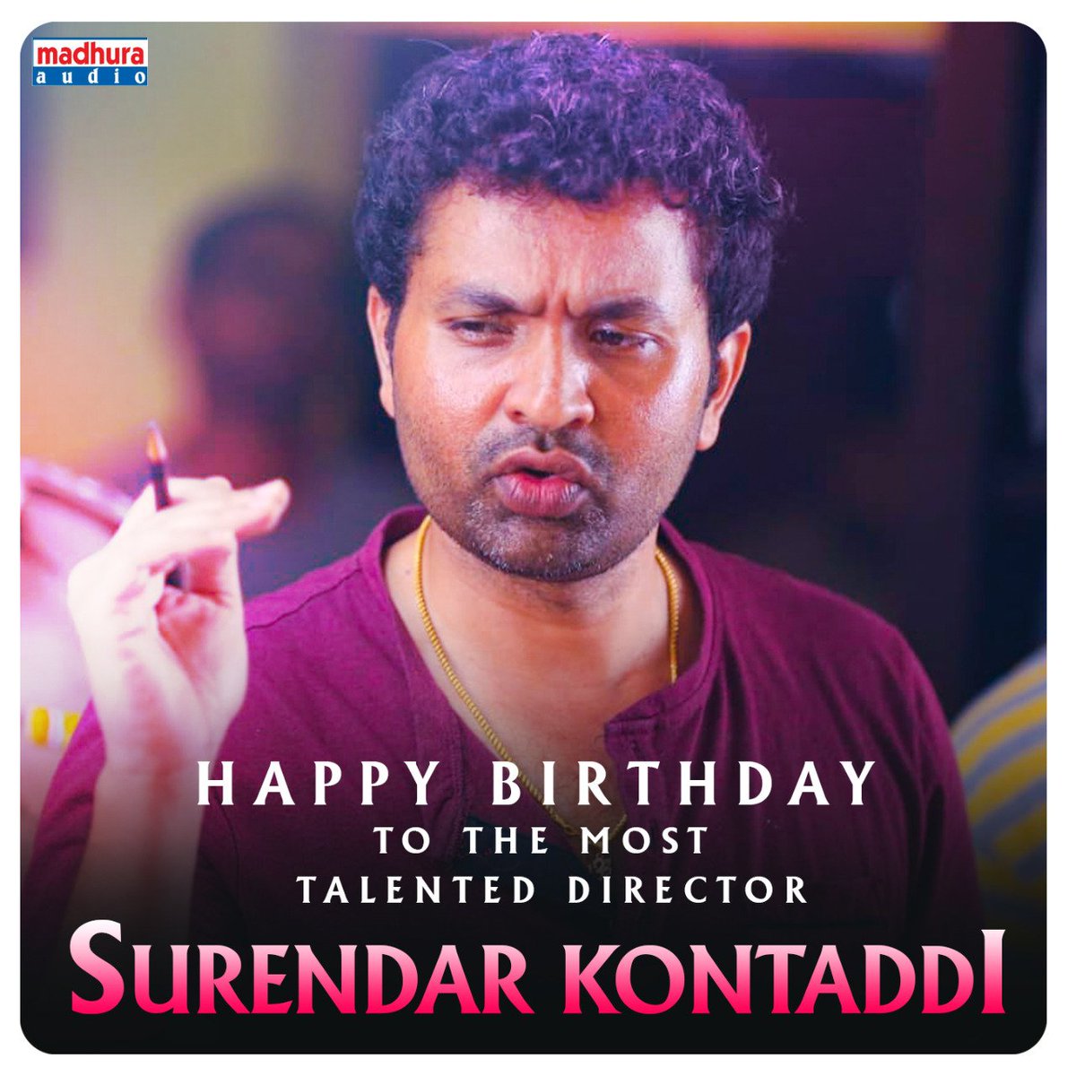 Join Us In Wishing The Most Talented Director @SurenderKontad1 A Very Happy Birthday And Wish Him A Successful Year Ahead 🎉🎊 Listen To This Melodious Jukebox : youtu.be/2vAZ2xWv2Ow #HappyBirthdaySurenderKontaddi #HBDSurenderkontaddi #SurenderKontaddi @MadhuraAudio