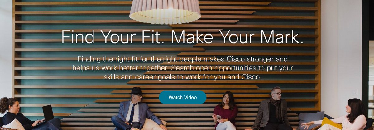 82/ Cisco: "find your fit, make your mark"