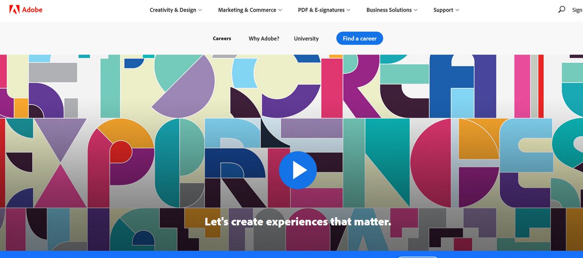 92/ Adobe: "lets create experiences that matter"(we have a killer recurring subscription bundle!)