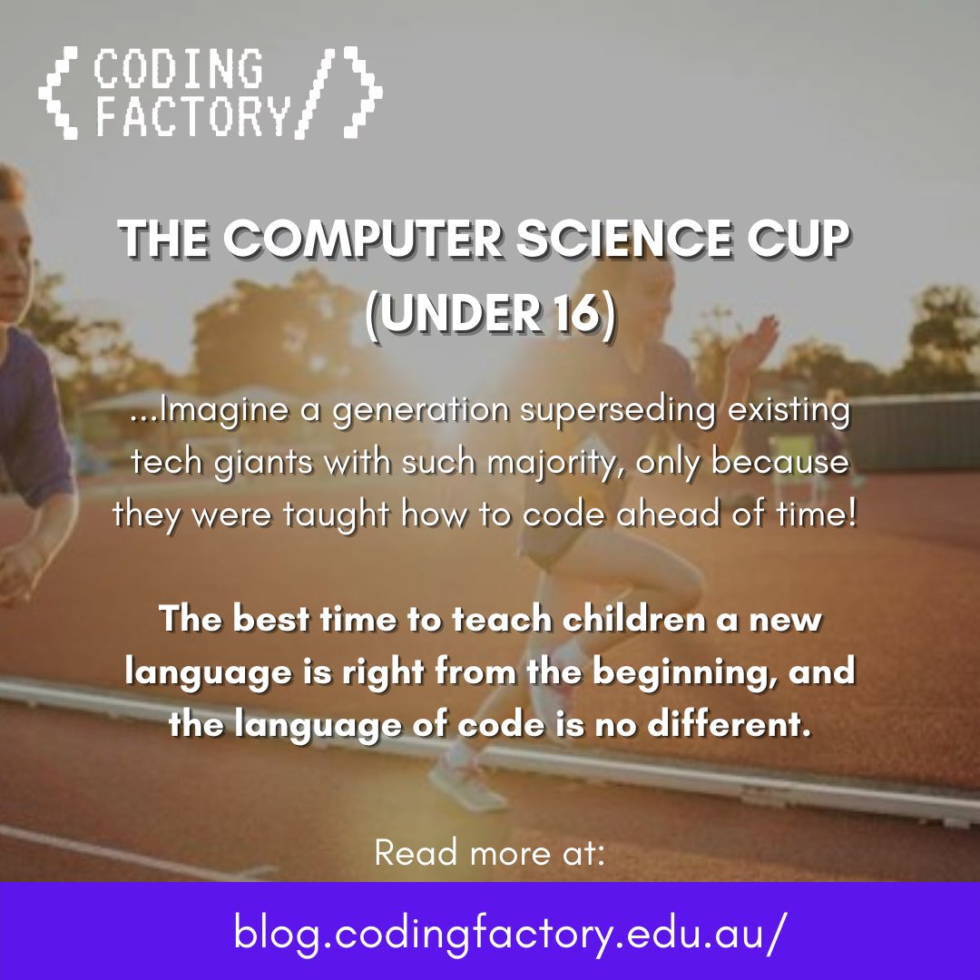 CodingfactoryA's tweet image. Check this blog out.👇
blog.codingfactory.edu.au/the-computer-s…

#coding #codingforkids #kidscodingclasses #kidswhocode #learntocode #codingfactory #entrepreneur #sydney #melbourne #brisbane #perth #adelaide #tasmania #darwin #australia #youngcoders #creativity #artificialintelligence #friday&quot;