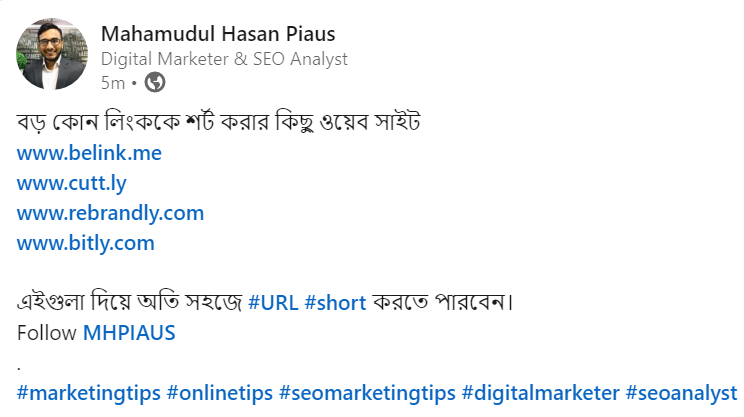MHPIAUS's tweet photo. Some 𝙐𝙍𝙇 𝙎𝙝𝙤𝙧𝙩𝙚𝙣𝙚𝙧 website. Save it please if you want

https://t.co/t5V0jisTOb
https://t.co/IRuA4YBqIt
https://t.co/11R2umhFnN
https://t.co/yvpOxdVoKL
follow @MHPIAUS
.
#marketingtips #onlinetips #seomarketingtips #digitalmarketer #seoanalyst https://t.co/tI9ZqCaqLq