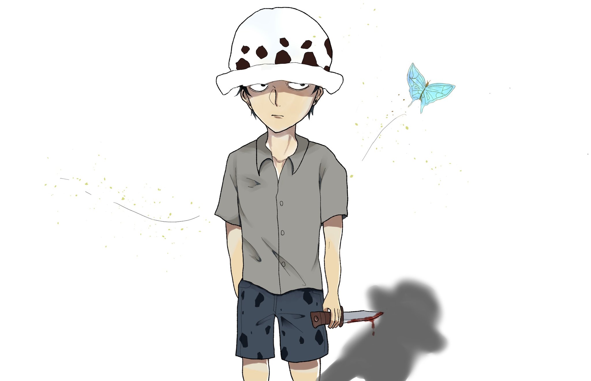 壱城 トラファルガー ロー ワンピース イラスト 1度は子供の頃描いてみたかった どんな人でも美しい物には目を奪われる T Co Tjbbn3wkfg Twitter