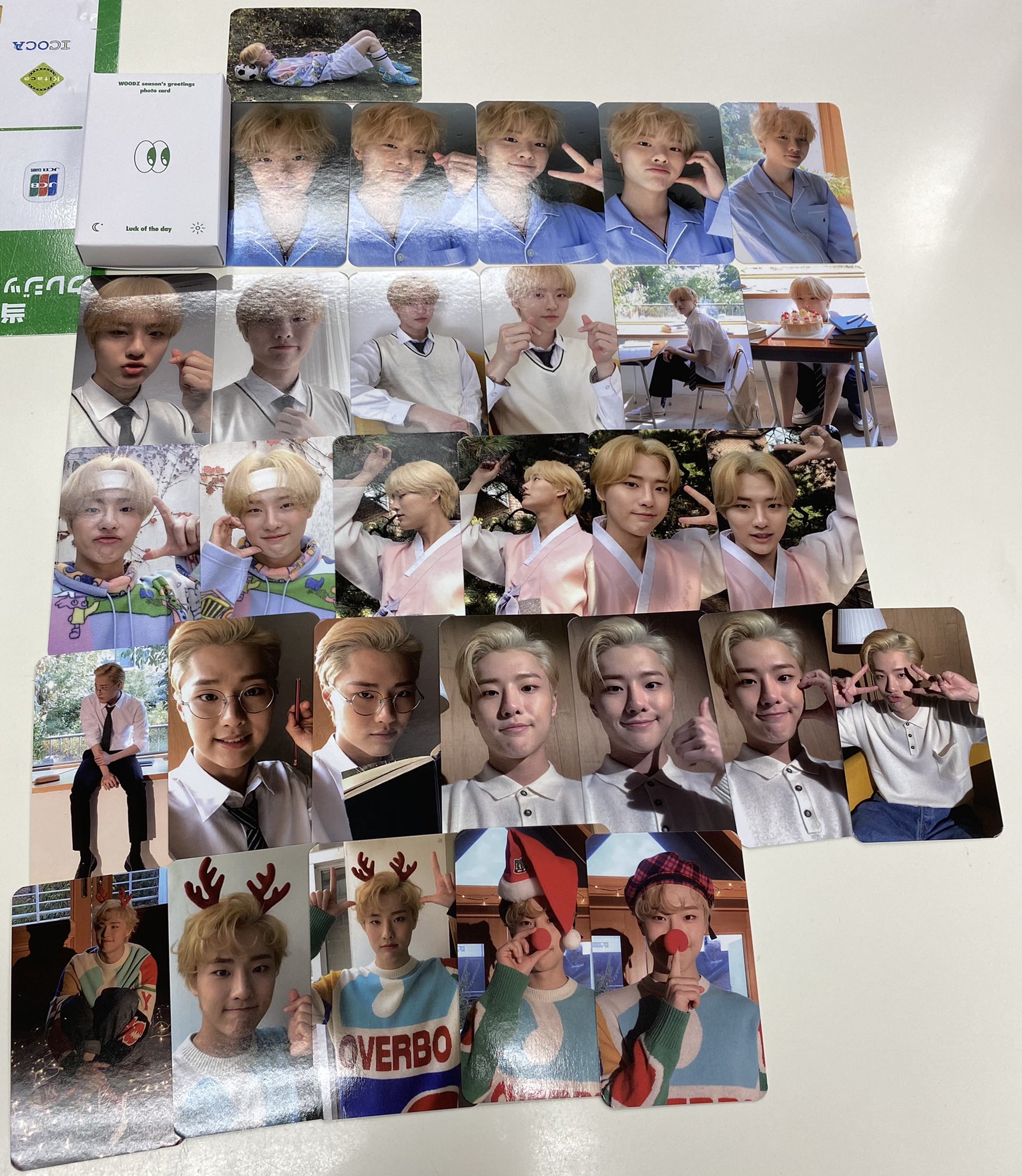 WOODZ スンヨン トレカ 20枚コンプ WOODZ スンヨン cledbel 限定