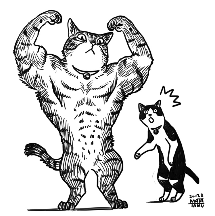 今日は今年最初の肉の日ですね。
肉の日、猫と人の共演。

#肉の日 