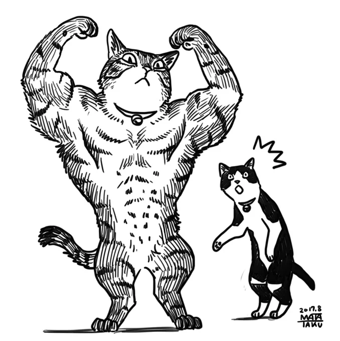 今日は今年最初の肉の日ですね。
肉の日、猫と人の共演。

#肉の日 