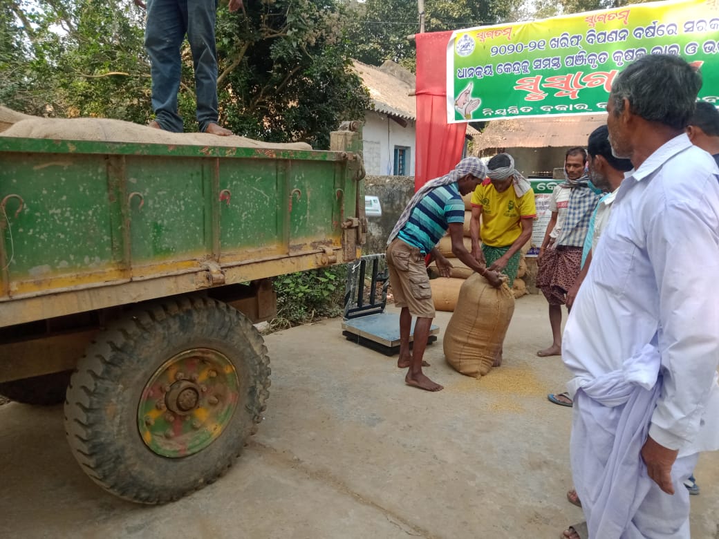 CommitteeMarket's tweet photo. Paddy procurement operation started with full phase at Baligaon PACS under chandabali block of Bhadrak district 🙏 https://t.co/hR3yGql1wT