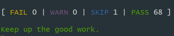 I love how test() includes a motivational message when you add a new functionality to your R package and it doesn't break anything  #RStats