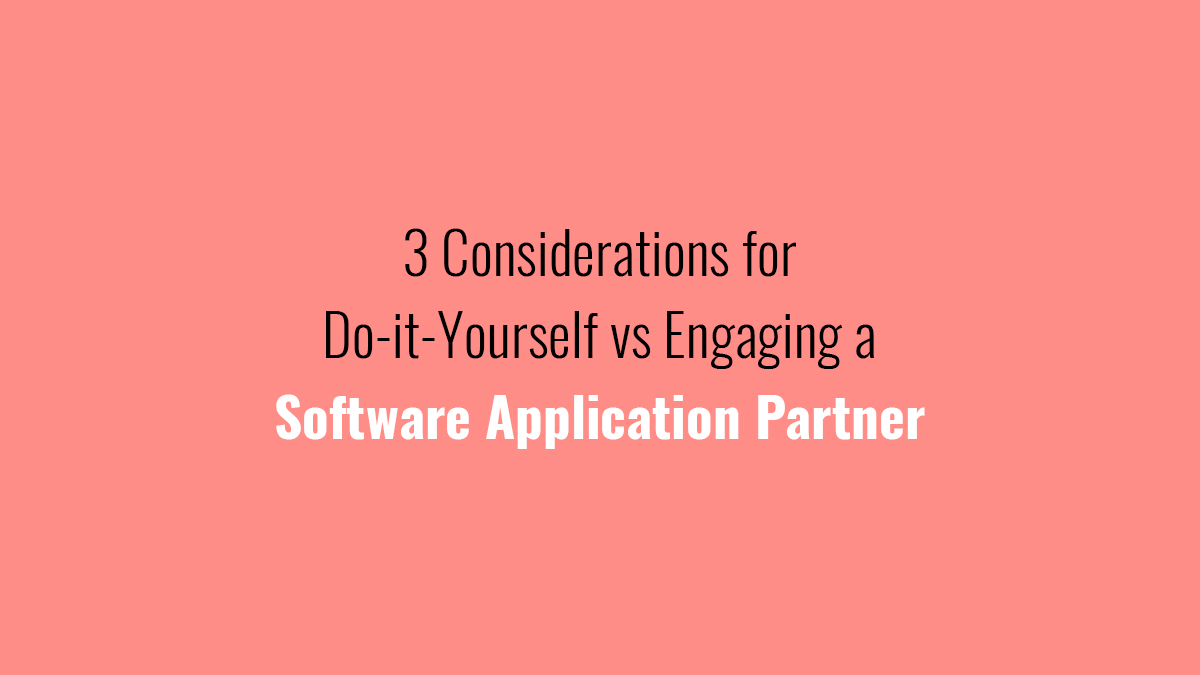 ElegantMicroWeb's tweet image. 3 Considerations for Do-it-Yourself vs Engaging a Software Application Partner ow.ly/NAhO30ruFlF #ApplicationDevelopmentServices #SoftwareApplicationDevelopmentAhmedabad #SoftwareApplicationDevelopmentOutsourcing #SoftwareApplicationDevelopmentServices