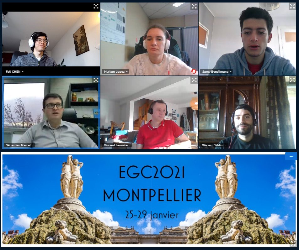 Venez discuter avec <a href="/sebastienmarcel/">Sebastien Marcel</a> pendant la pause café #EGC2021 <a href="/associationEGC/">Association EGC</a> sur Café 1 (lien disponible dans le programme du live :))