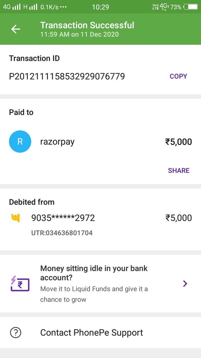 AshishM02466896's tweet photo. @Razorpay please refund my money https://t.co/q5rdPZzLR3