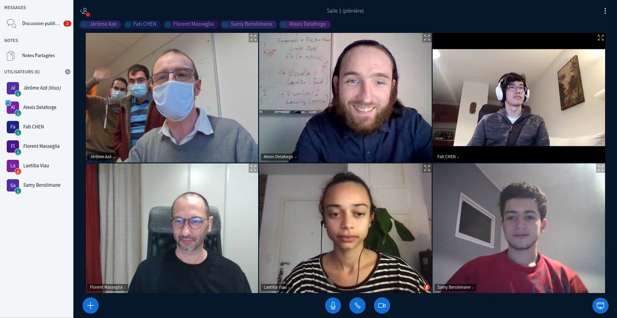 Dernière journée pour la conférence #EGC2021
Toute l'équipe de diffusion est mobilisée pour les lives d'aujourd'hui.
Rejoignez nous nombreux sur live.egc2021.lirmm.fr
Pas encore inscrit à la conférence : connexion anonyme
<a href="/associationEGC/">Association EGC</a>