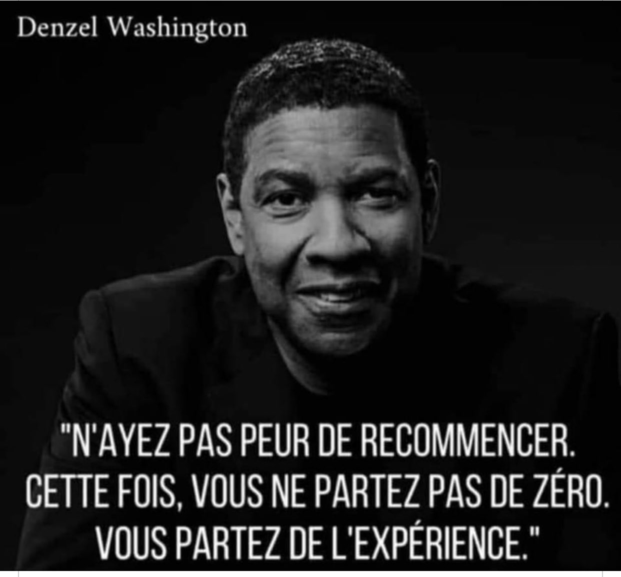 Jihane Cambon Bonne Journee Citation Citationdujour Recommencer Experience Nepasavoirpeur Denzelwashington T Co H9heojiarl Twitter