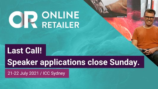 Keen to take the stage at the event that has been shaping the future of Australian retail and e-commerce for over a decade? Applications to speak close this Sunday 31st January at midnight sharp

Apply here > bit.ly/3ck22rF

#OR21 #onlineretailer #retail #event #speaker