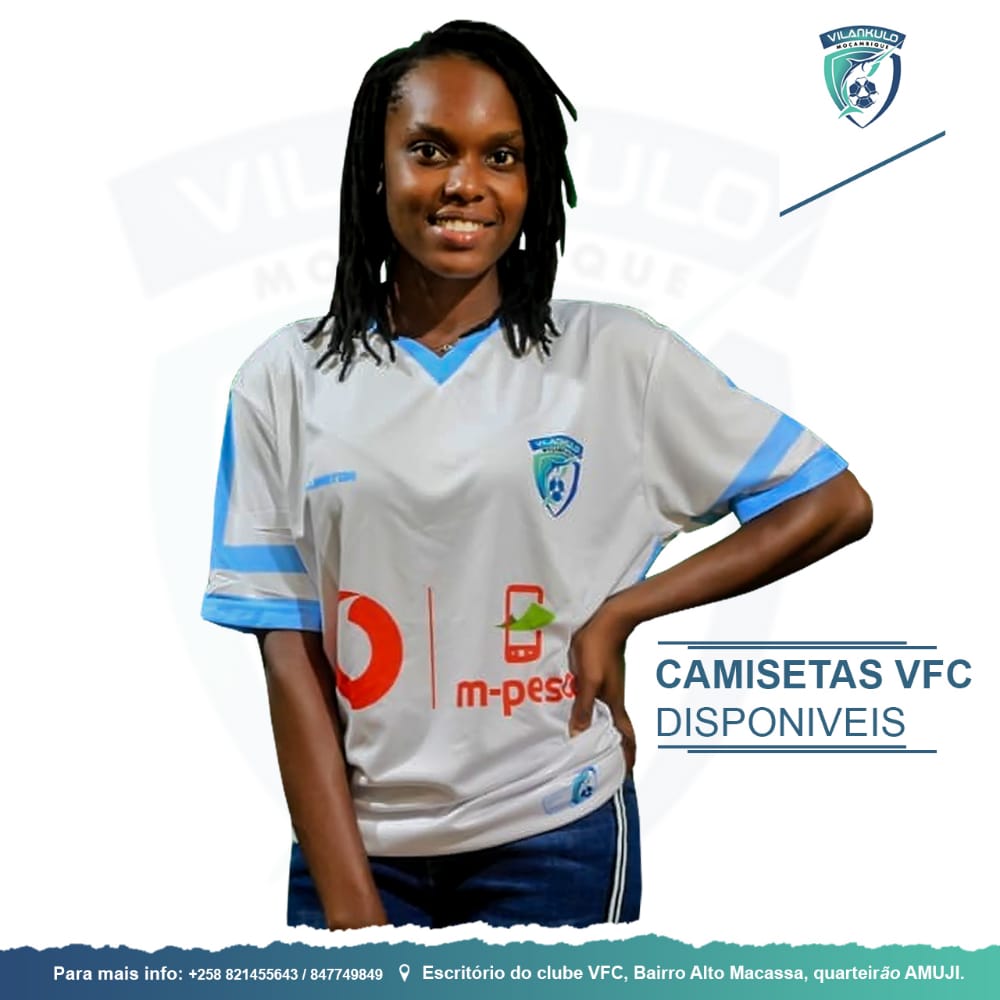 VilankuloFC's tweet photo. Já adiquiriu a sua camisete do VFC?
De que está a espera? 
Não perca mais tempo e venha comprar a sua sensacional t-shirt a um preço incrivelmente acessível...
Aguardamos por si, no bairro Alto Macassa - Quarteirão AMUJI!  
Cont: +258 82 145 5643/84 774 9849 https://t.co/lVC4cIa03l