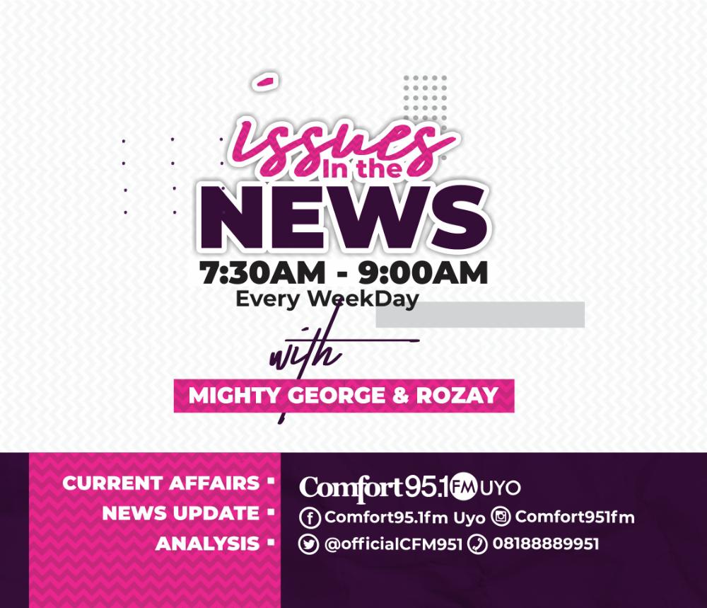 OfficialCFM951's tweet photo. ISSUES IN THE NEWS #NowOnRadio
--864 new cases of #COVID19 in Nigeria
--Nigeria, now 2nd most corrupt country in West Africa – Transparency International
Join The Conversation ⬇️
Listen online: https://t.co/7n8Ys4n3dx https://t.co/UP4la55cSK