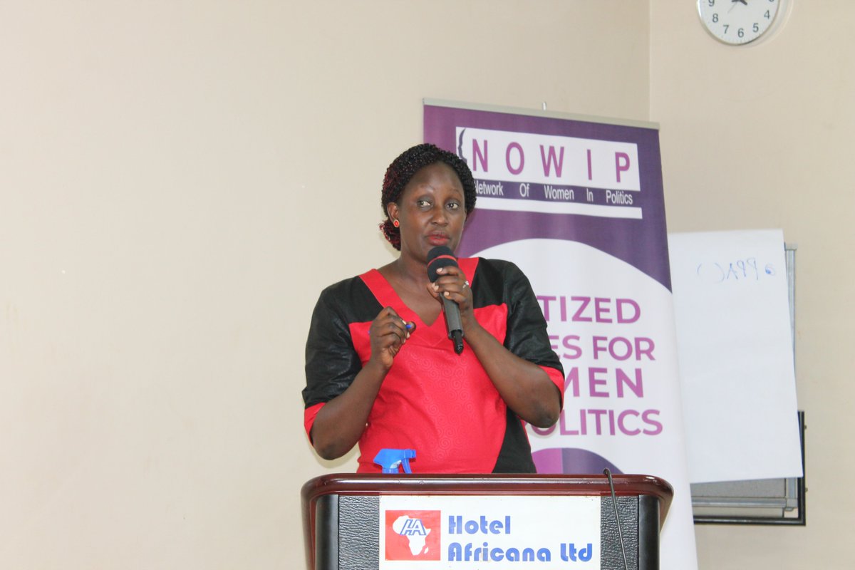 Betty Ethel Naluyima Woman MP elect, Wakiso district She appreciates the role the media played in promoting her and this contributed to her victory. The training provided by @nowippress helped her differentiate the real issues from the usual politics.