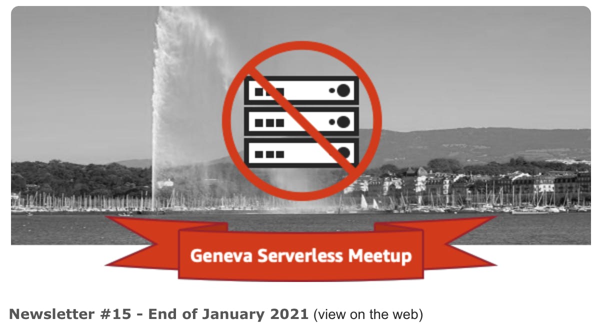 Geneva Serverless Meetup Newsletter #15: as it will rain this weekend, here some great content to read... bit.ly/2KXRRO6