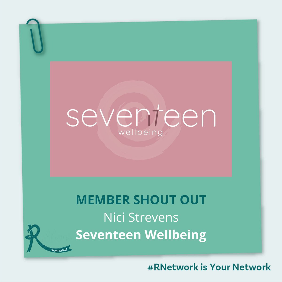 📣 MEMBER SPOTLIGHT - ONLINE 📣

✨Seventeen Wellbeing, based in Dartmouth, Devon ✨ 

Nici is passionate about helping clients feel better and achieve optimum wellness through better eating, exercising and generally looking after yourself.  

Website: facebook.com/SeventeenWellb…