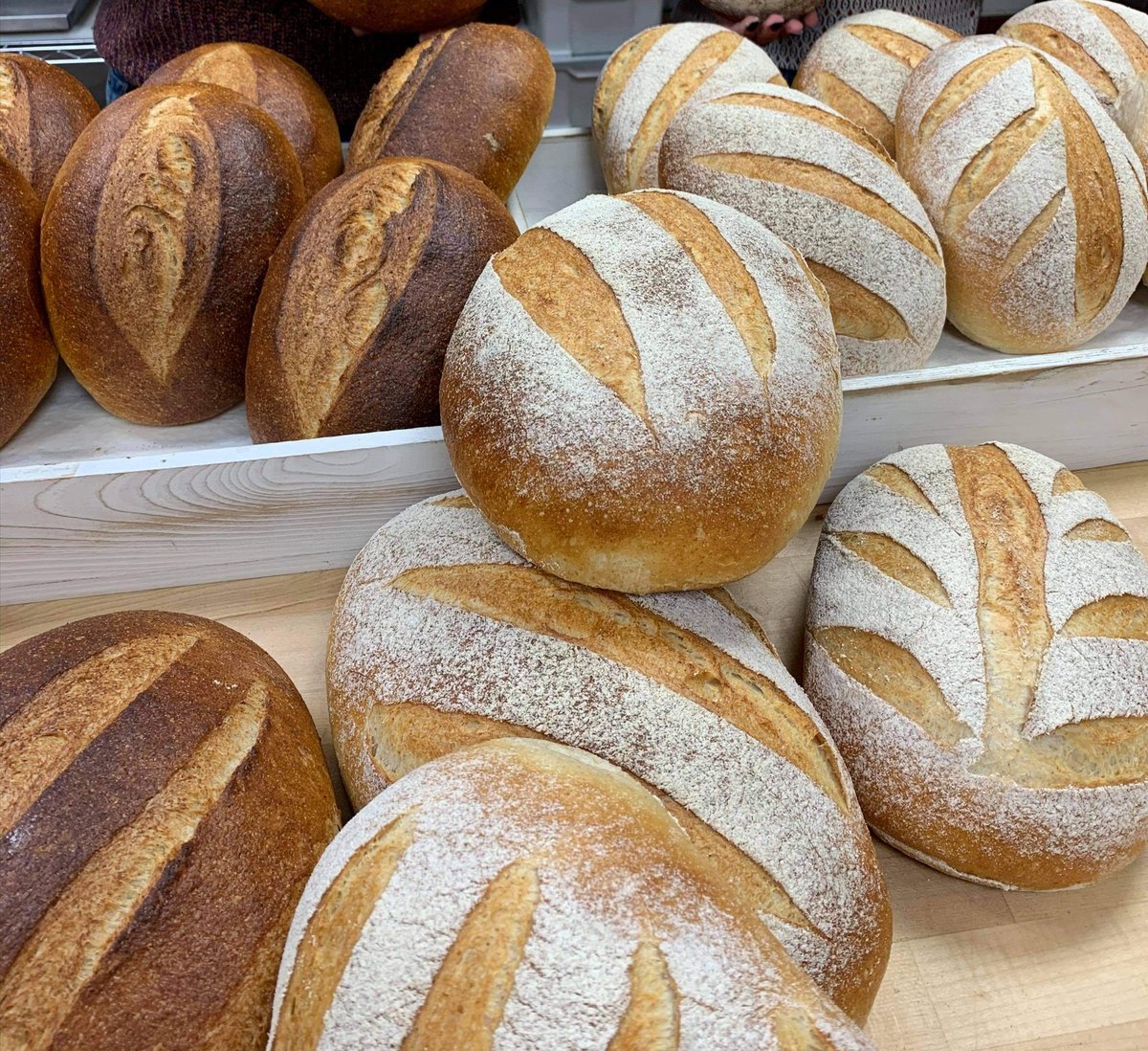 Good morning valued customers. It's another day of baking. There is enough bread to share.
