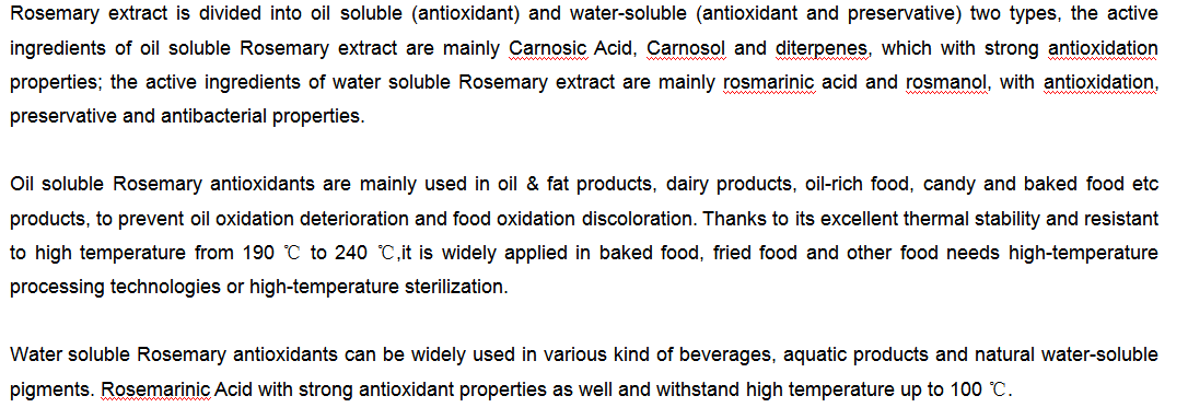 GenehamCo's tweet image. Key active ingredient of Rosemary extract and its application