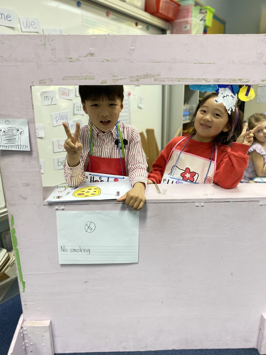 TLopukhin's tweet photo. Kinder students learned how to express themselves and learn about systems at the same time - all while 'playing' and creating a restaurant.  The joy was palpable, as was the learning.   #aisgz @aisgz #playbasedlearning #pyp https://t.co/g5Rne8j0GA